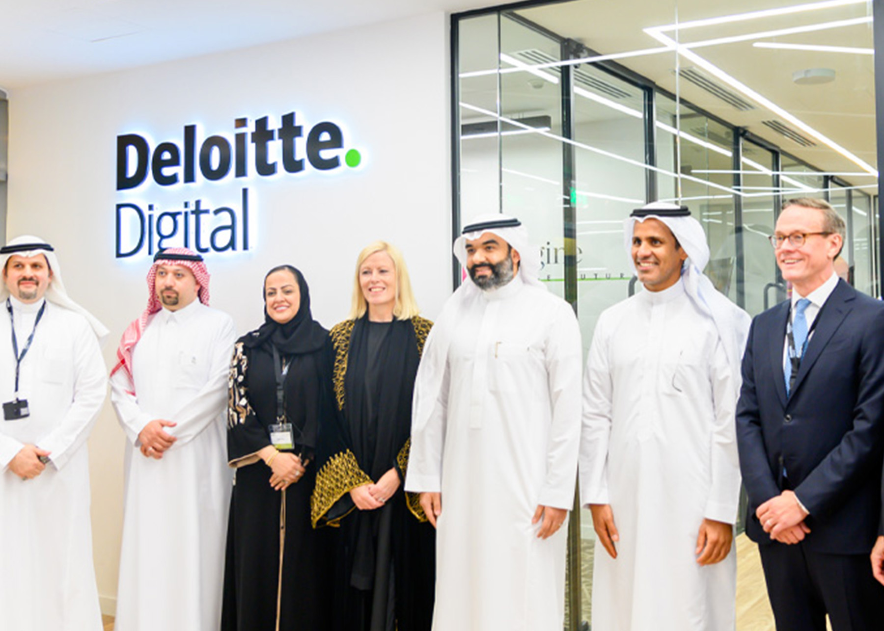 Deloitte employees as a team