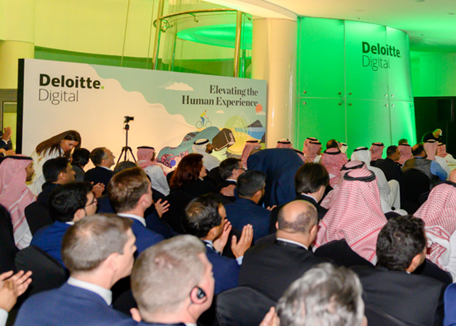 Audience in the Deloitte event