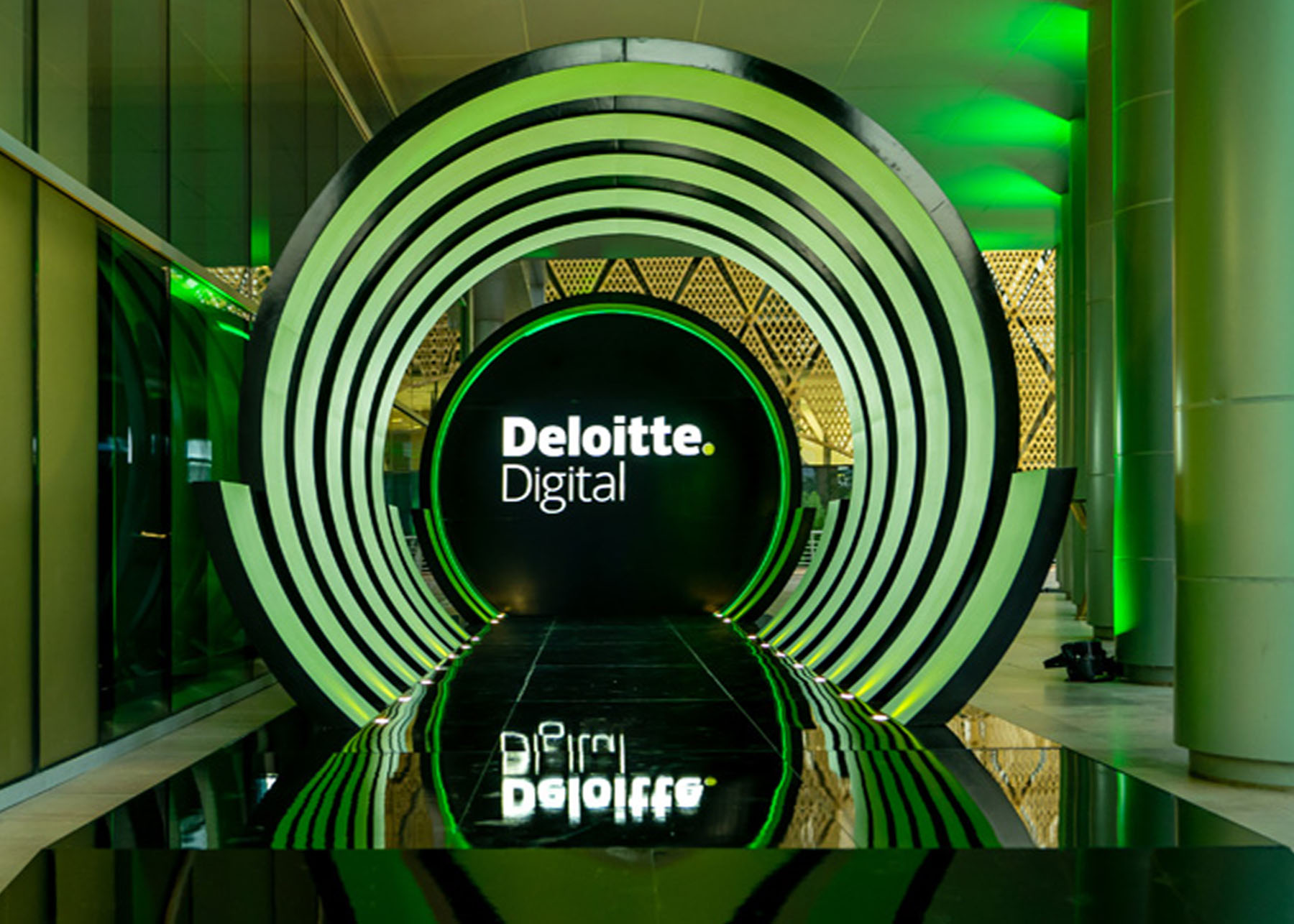 Deloitte custom-made designed entrance