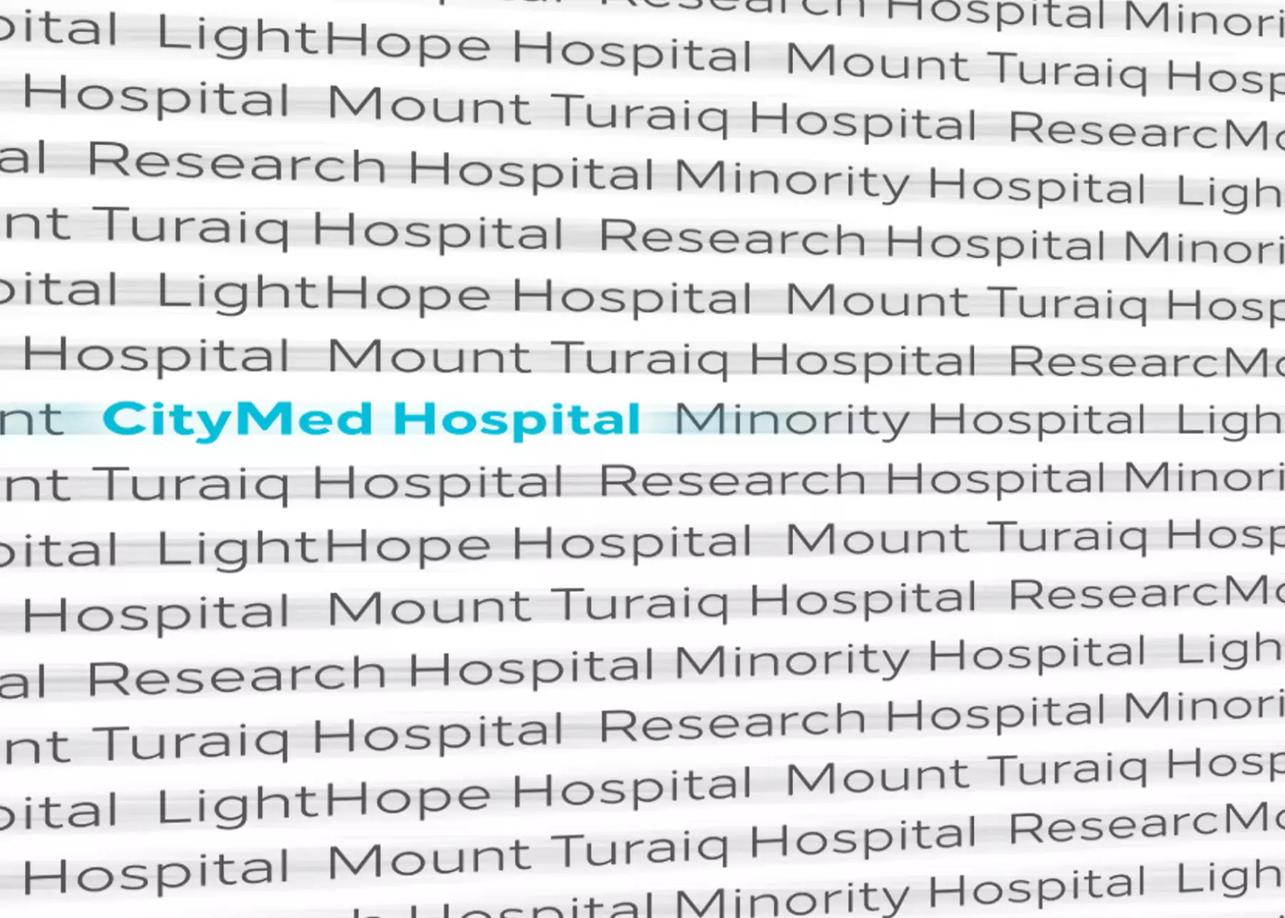 Citymed hospital brand pattern