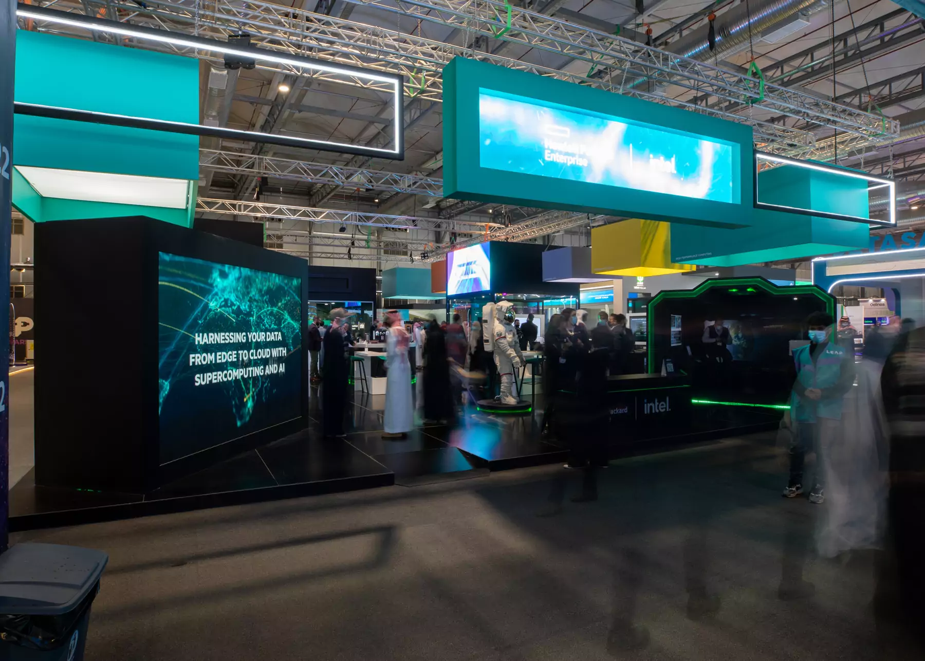 HPE booth at event